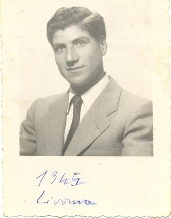 Foto retrato de Mario Nigro en el 1945
